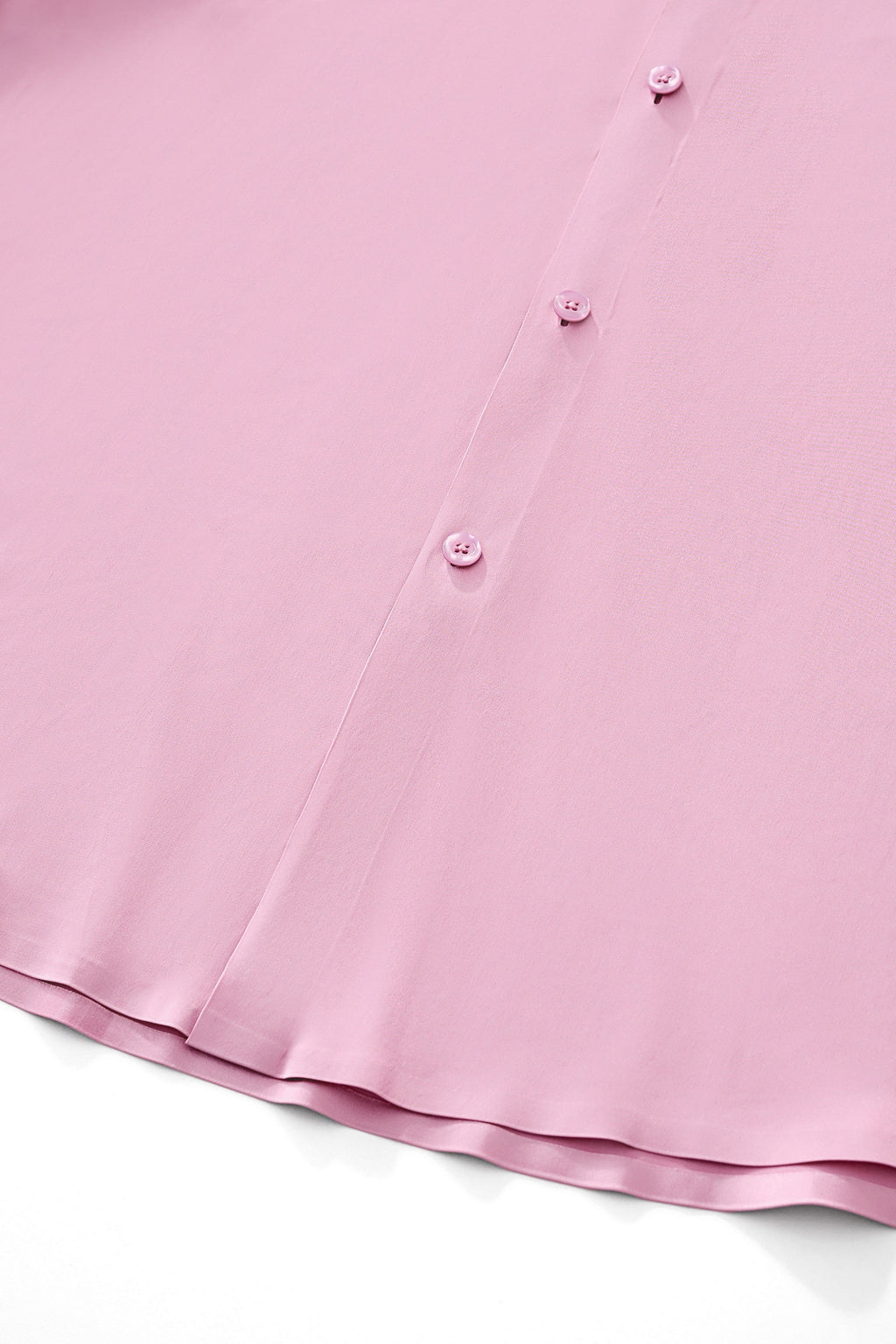 SIGNATURE SATIN STITCHLESS LS Shirt DUSTY PINK