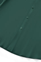SIGNATURE SATIN STITCHLESS LS Shirt FOREST GREEN