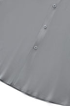 SIGNATURE SATIN STITCHLESS LS Shirt GREY