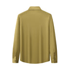 SIGNATURE SATIN STITCHLESS LS Shirt OLIVE