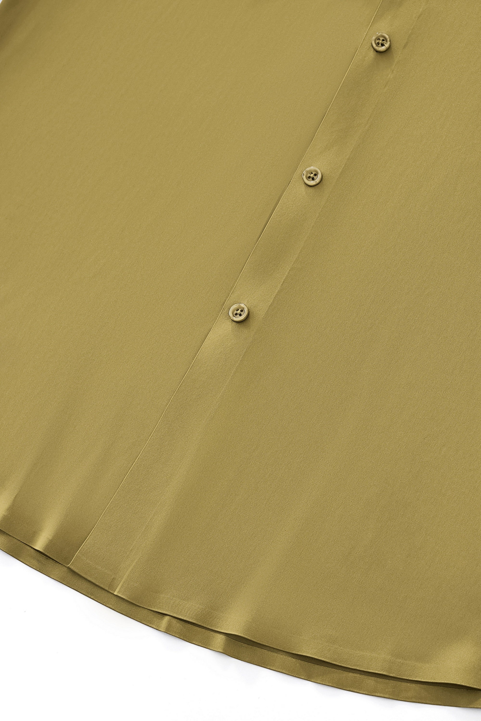 SIGNATURE SATIN STITCHLESS LS Shirt OLIVE