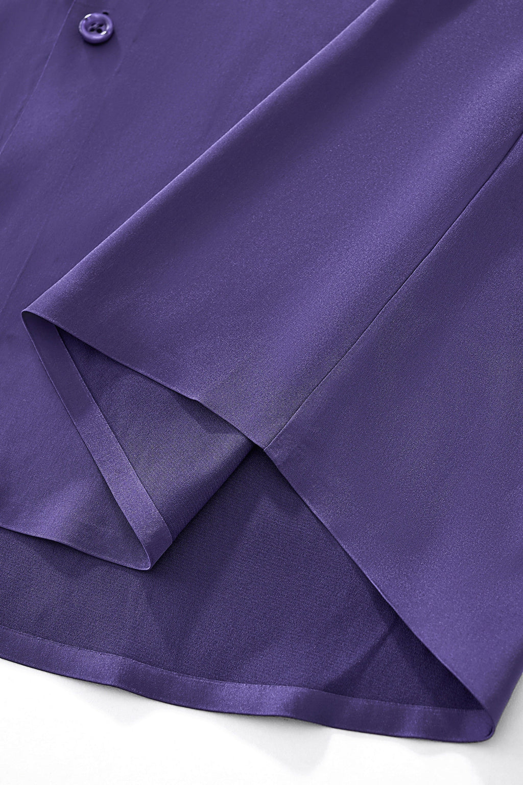 SIGNATURE SATIN STITCHLESS LS Shirt PURPLE