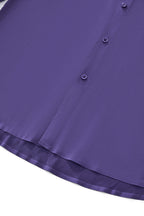 SIGNATURE SATIN STITCHLESS LS Shirt PURPLE