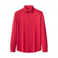 SIGNATURE SATIN STITCHLESS LS Shirt RED
