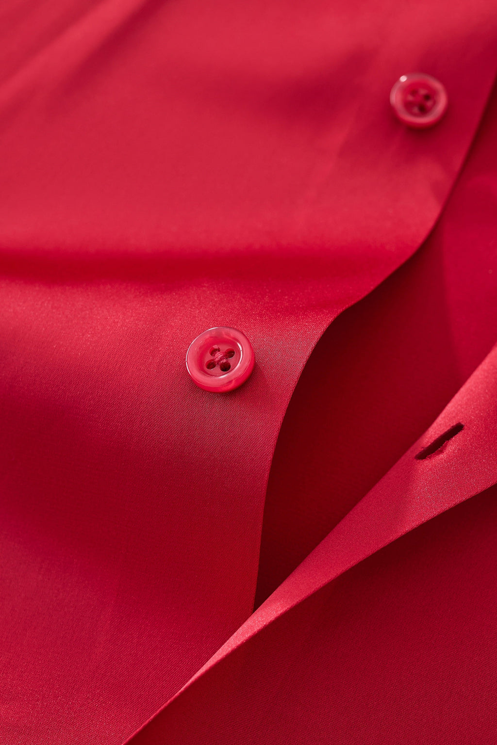 SIGNATURE SATIN STITCHLESS LS Shirt RED