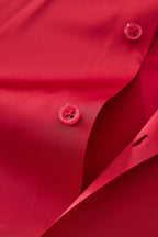SIGNATURE SATIN STITCHLESS LS Shirt RED