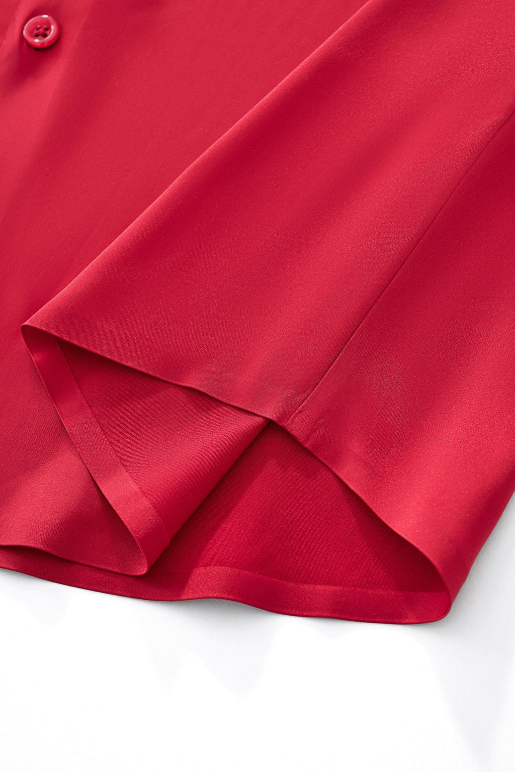 SIGNATURE SATIN STITCHLESS LS Shirt RED