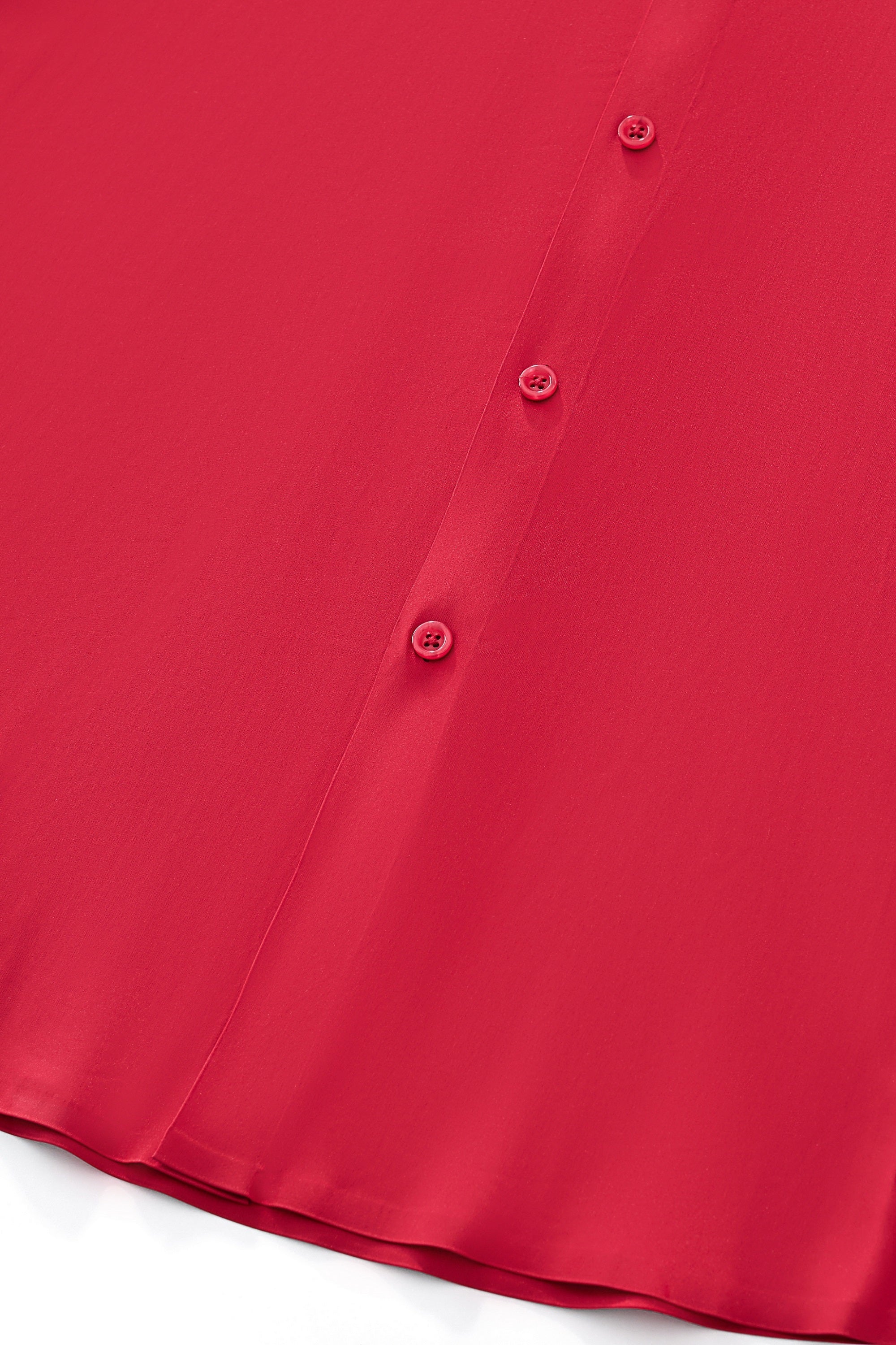 SIGNATURE SATIN STITCHLESS LS Shirt RED