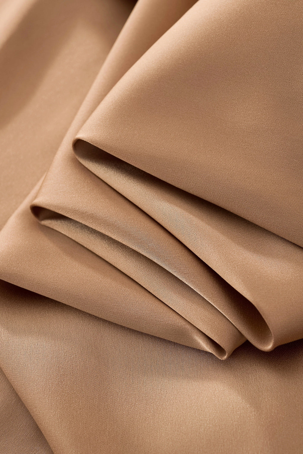 SIGNATURE SATIN STITCHLESS LS Shirt TAUPE