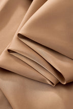 SIGNATURE SATIN STITCHLESS LS Shirt TAUPE