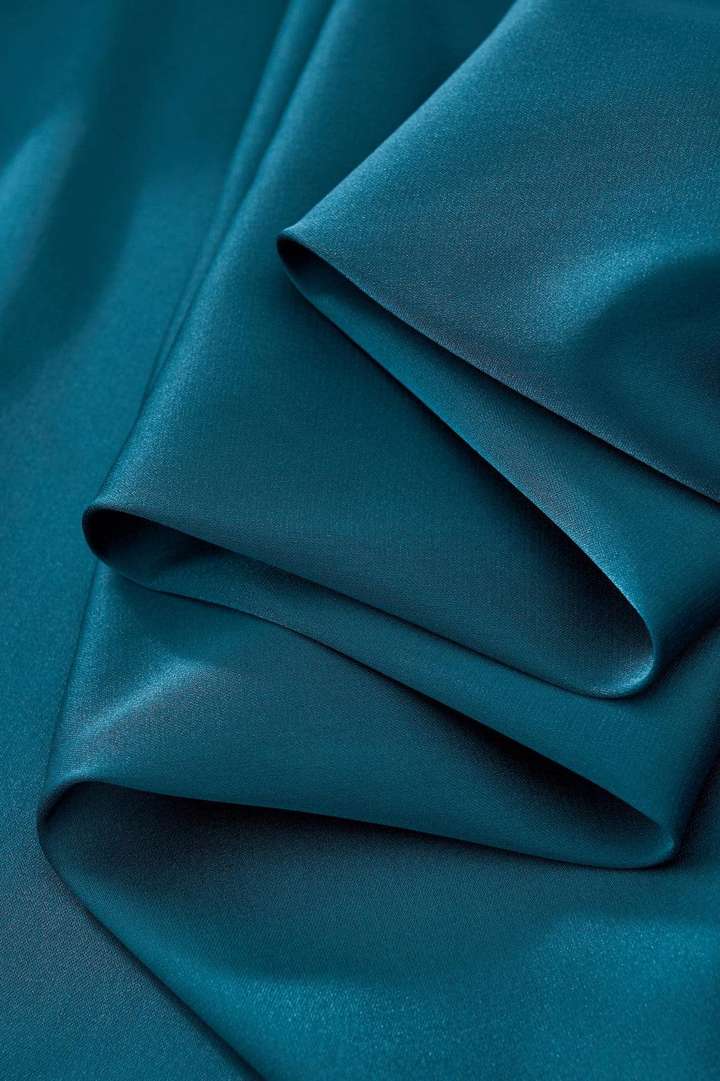 SIGNATURE SATIN STITCHLESS LS Shirt TEAL
