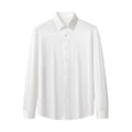 SIGNATURE SATIN STITCHLESS LS Shirt WHITE
