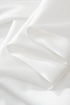 SIGNATURE SATIN STITCHLESS LS Shirt WHITE