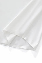 SIGNATURE SATIN STITCHLESS LS Shirt WHITE