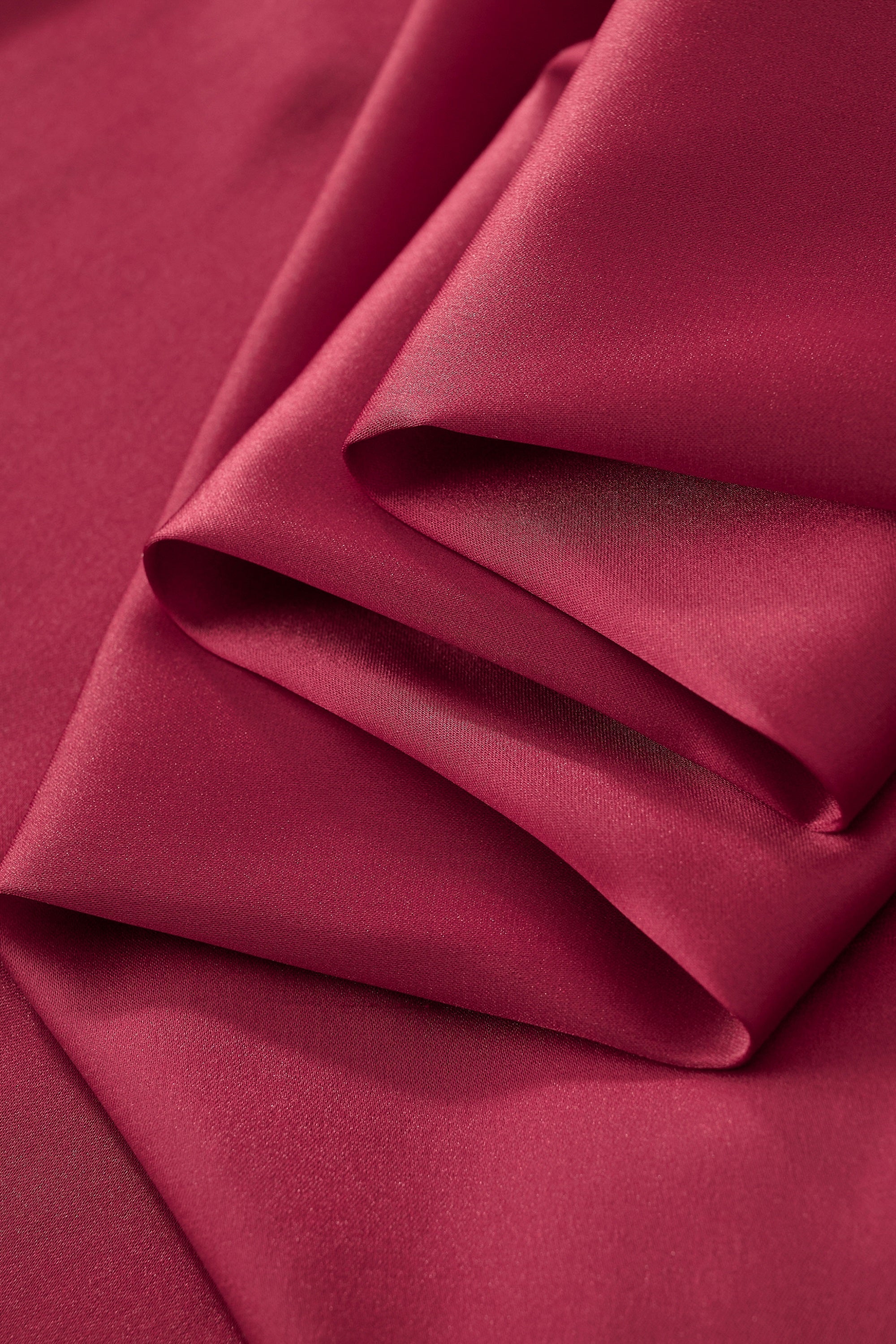 SIGNATURE SATIN STITCHLESS LS Shirt WINE