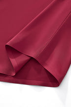 SIGNATURE SATIN STITCHLESS LS Shirt WINE