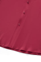 SIGNATURE SATIN STITCHLESS LS Shirt WINE