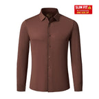 Precision Stitchless LS Shirt COFFEE