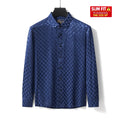 Optic Tessellation Stitchless LS Shirt NAVY