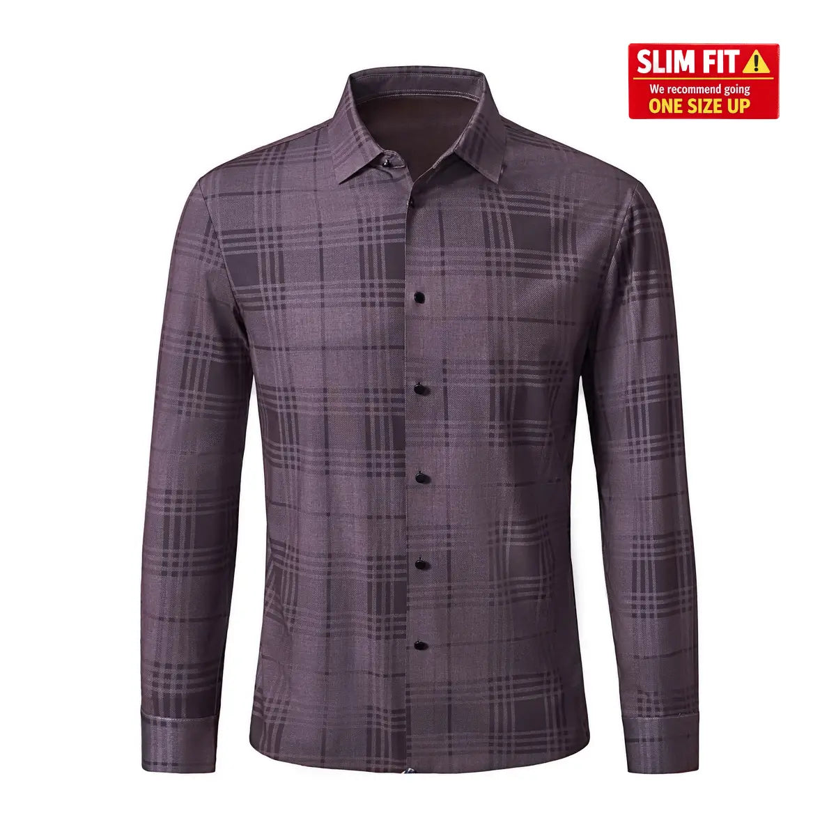 Noir Mosaic Stitchless Shirt BURGUNDY