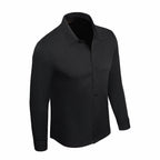 Tactile Weave Stitchless LS Shirt BLACK