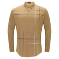 Checkmate Plaid Button-Up Shirt KHAKI