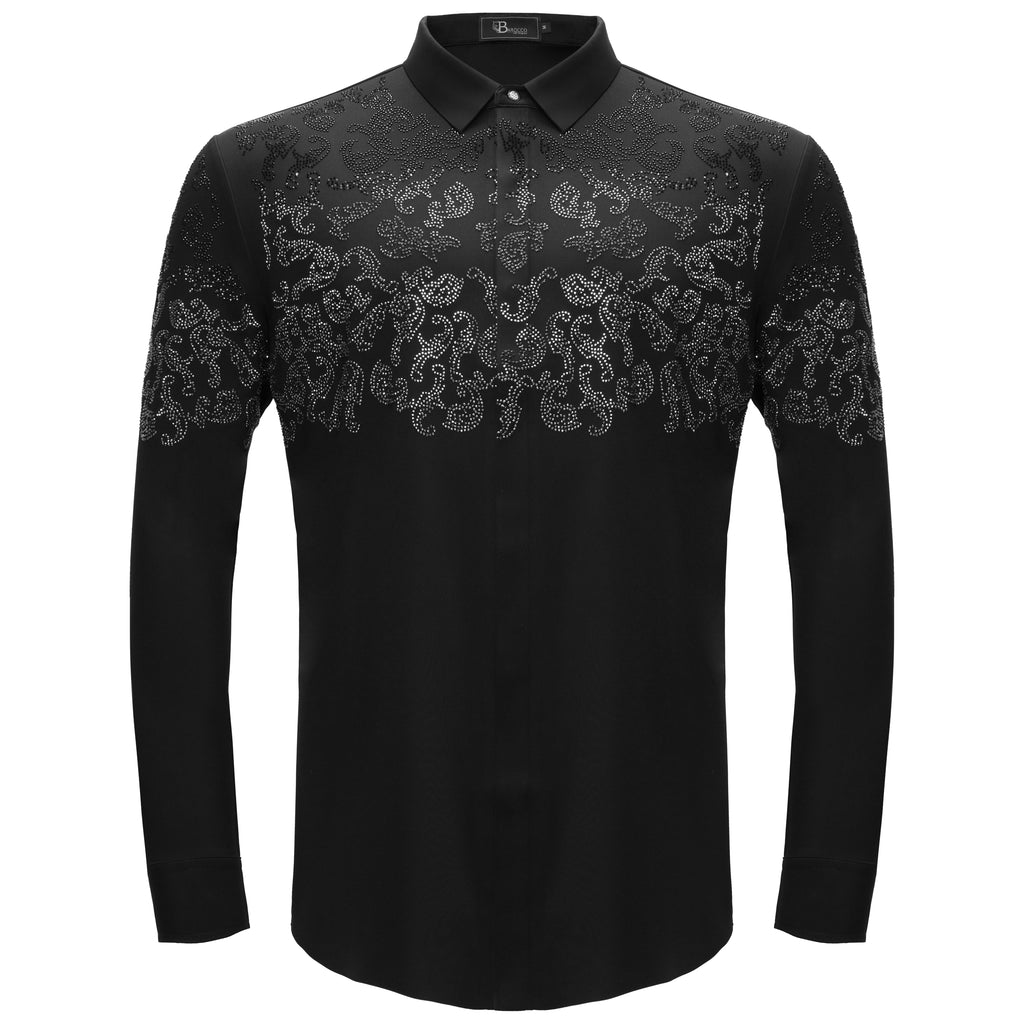 Nightfall Crest Shirt BLACK/GUN SILVER
