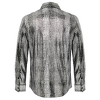 Bright Affluence Button-Up Shirt SILVER