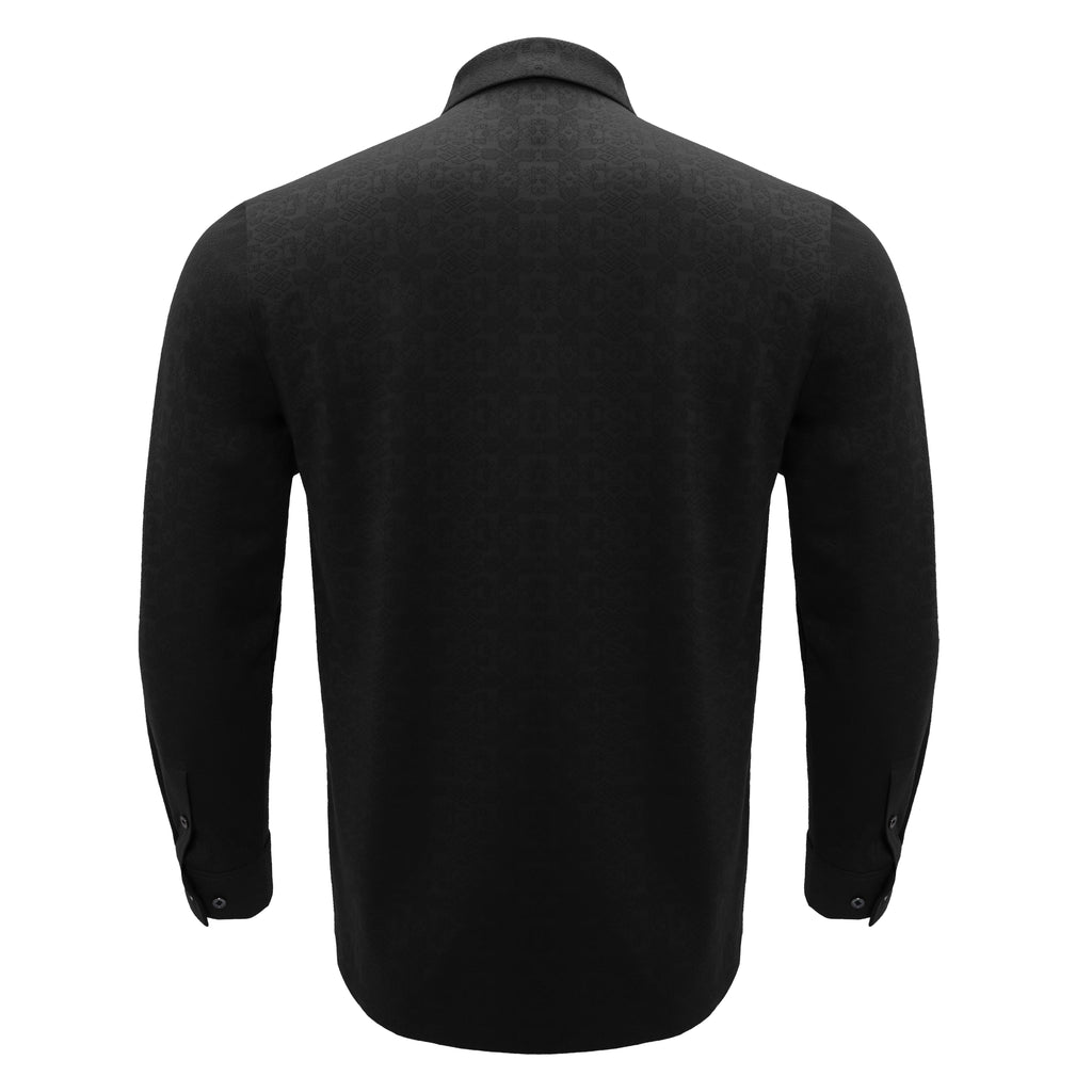 Power Flex Button-Up Shirt BLACK