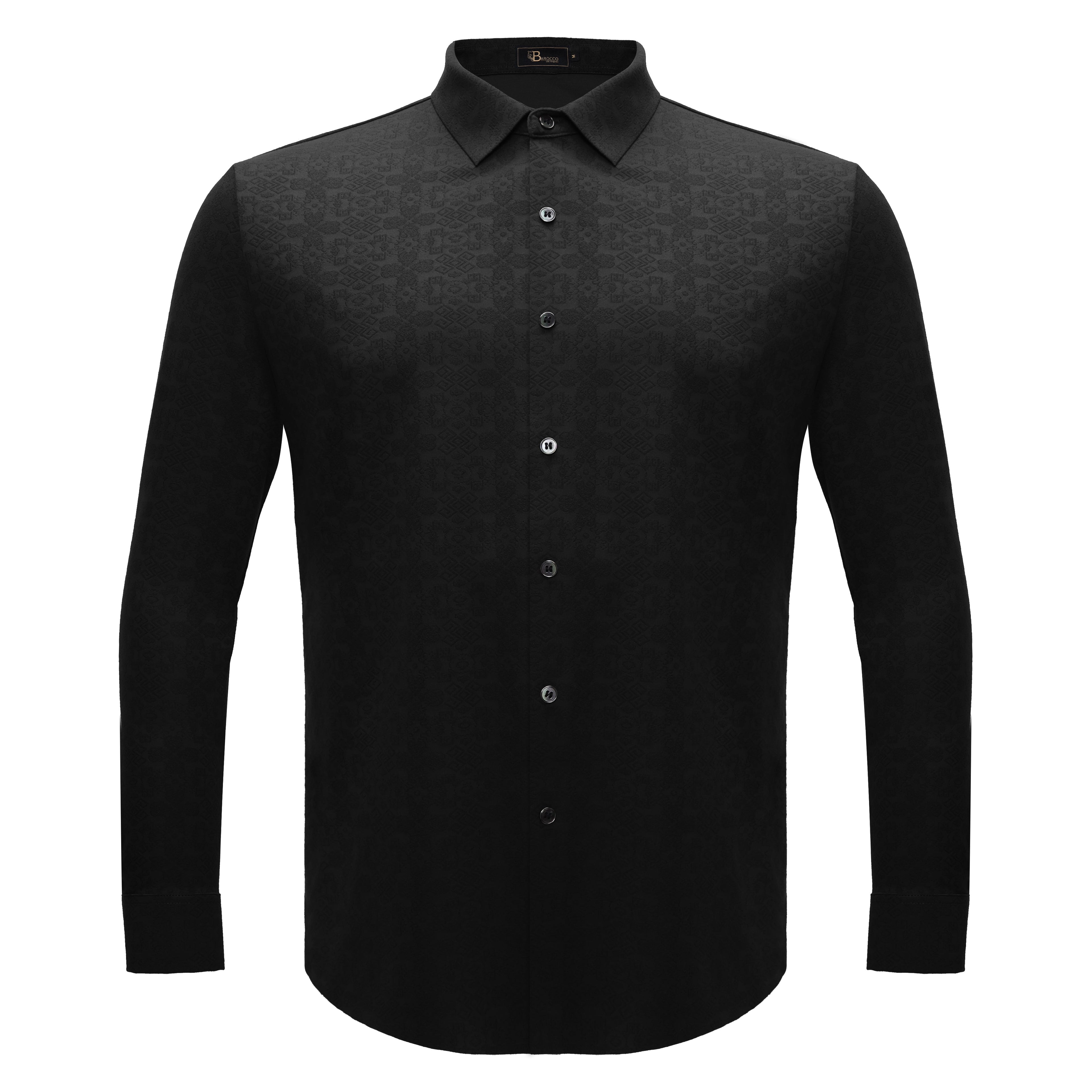 Power Flex Button-Up Shirt BLACK