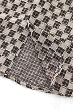 Textured Grid Shirt GREY