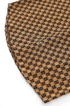 Textured Grid Shirt KHAKI