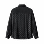 Haven Textured Long Sleeve Shirt BLACK