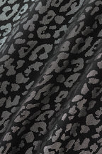Tonal Leopard Shirt BLACK