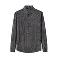 Tonal Leopard Shirt BLACK