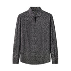Tonal Leopard Shirt BLACK