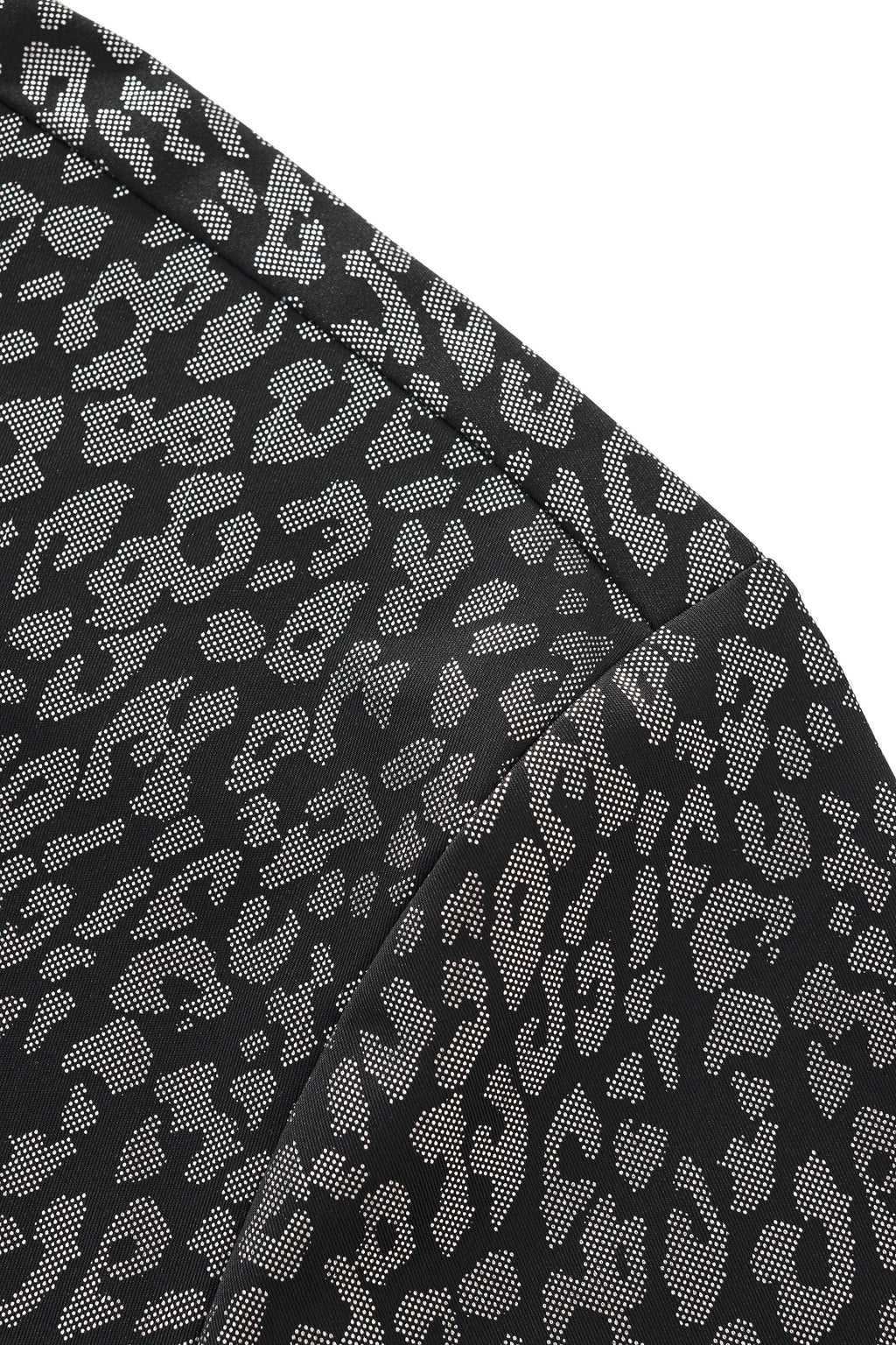 Tonal Leopard Shirt BLACK