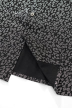 Tonal Leopard Shirt BLACK