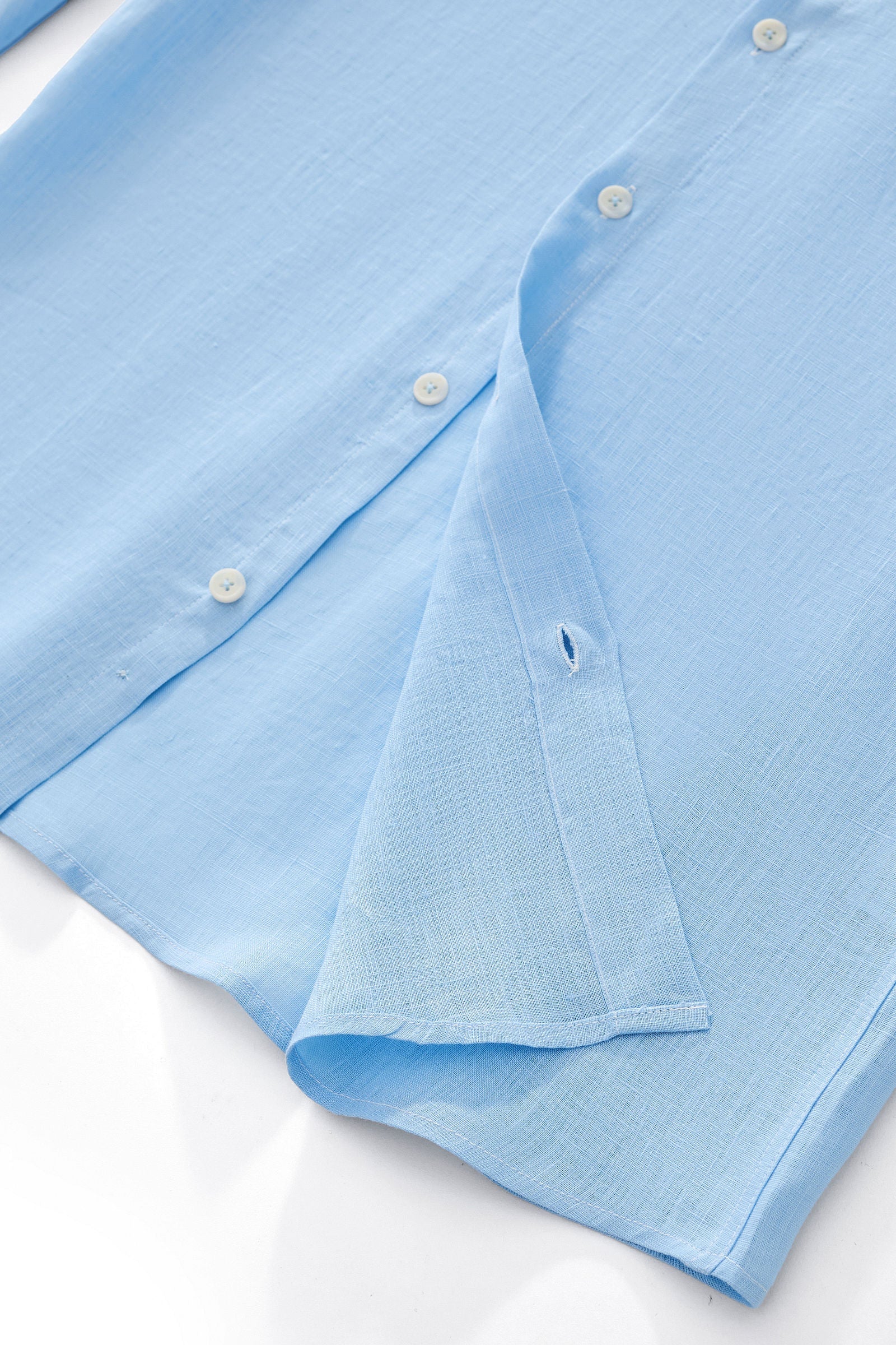 Capri Linen Shirt BABY BLUE