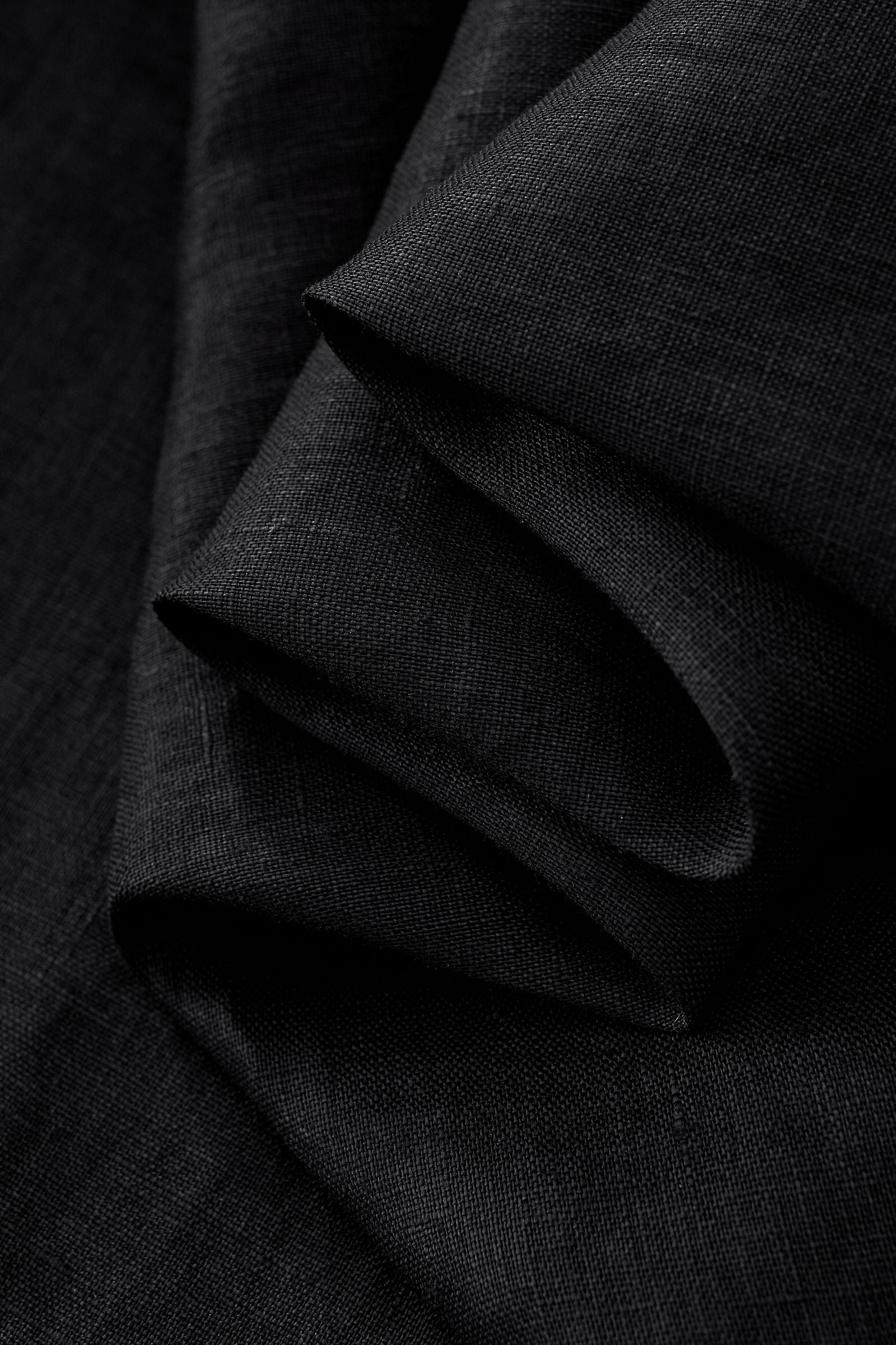 Capri Linen Shirt BLACK