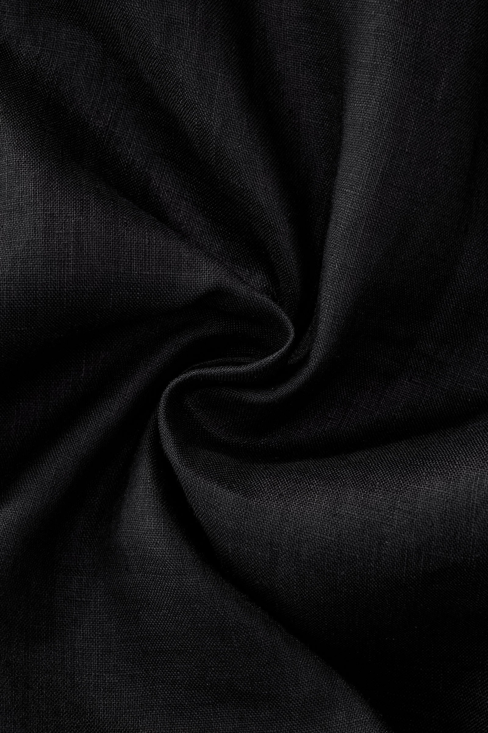 Capri Linen Shirt BLACK