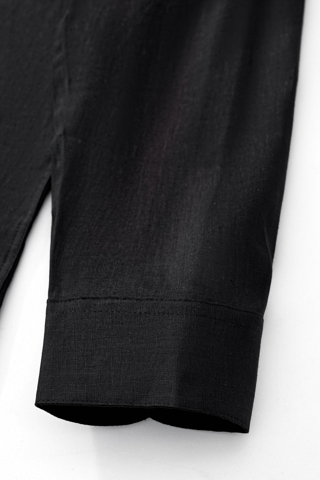 Capri Linen Shirt BLACK