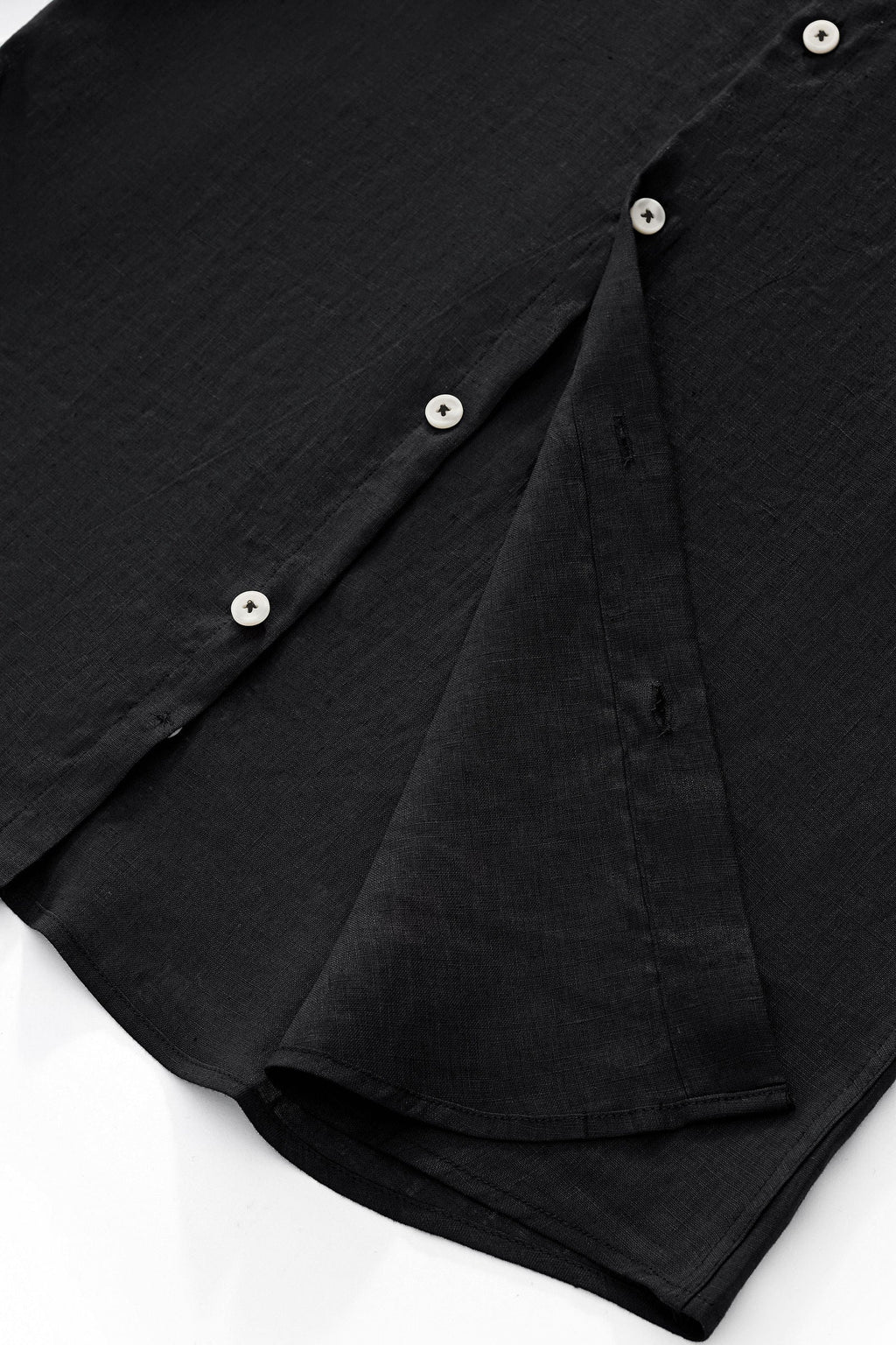 Capri Linen Shirt BLACK