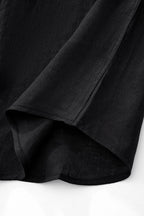 Capri Linen Shirt BLACK