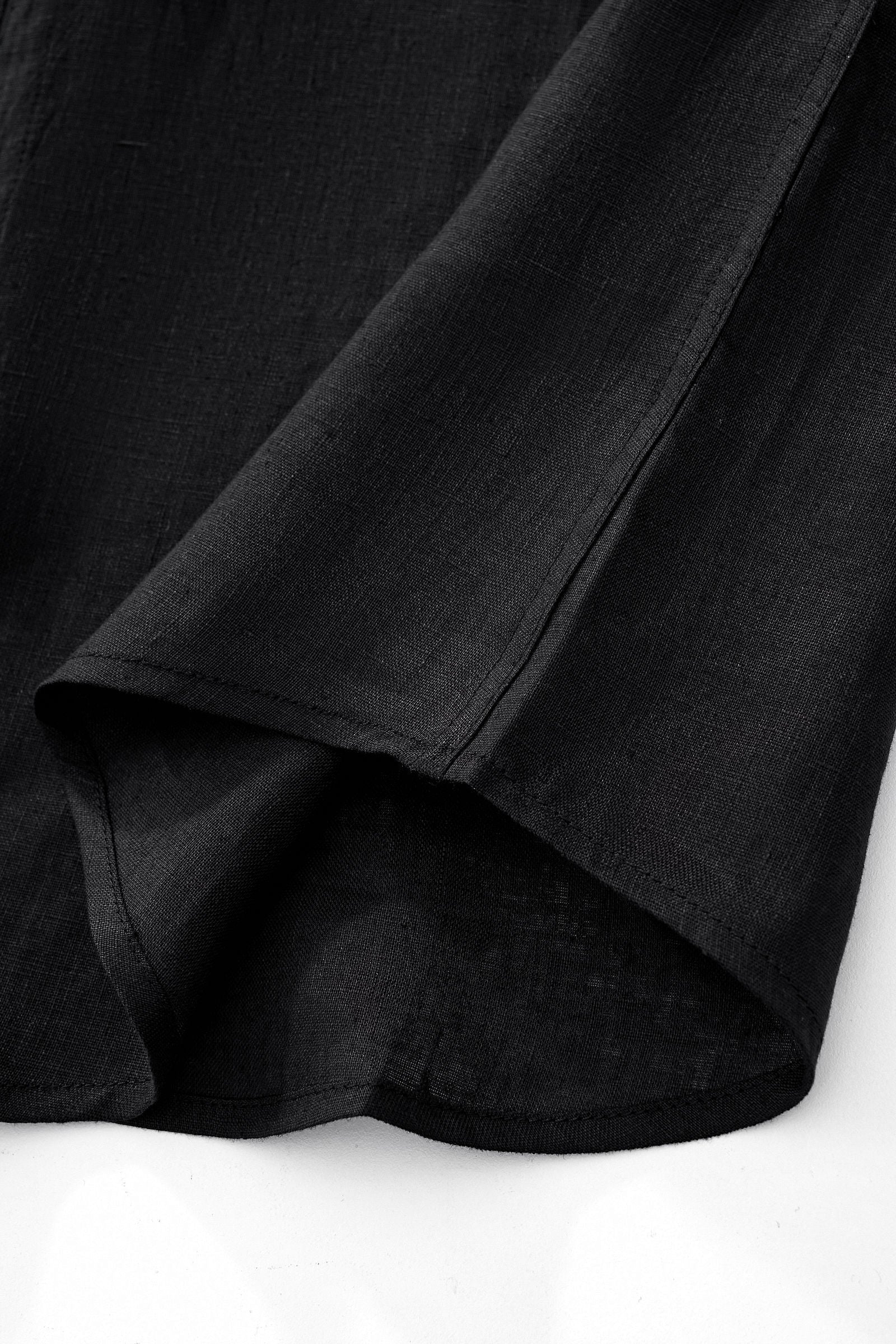 Capri Linen Shirt BLACK