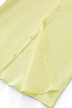 Capri Linen Shirt CANARY