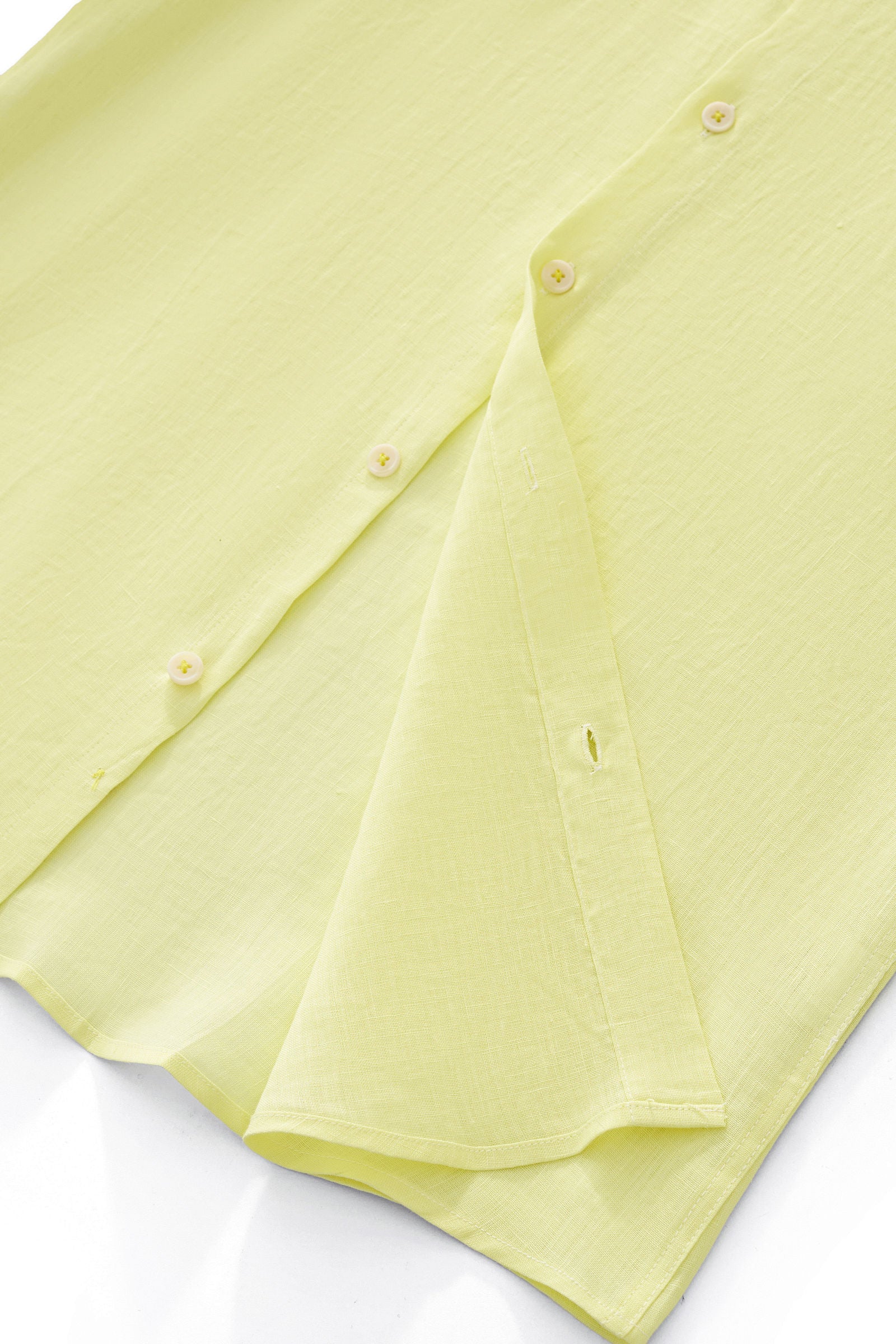 Capri Linen Shirt CANARY