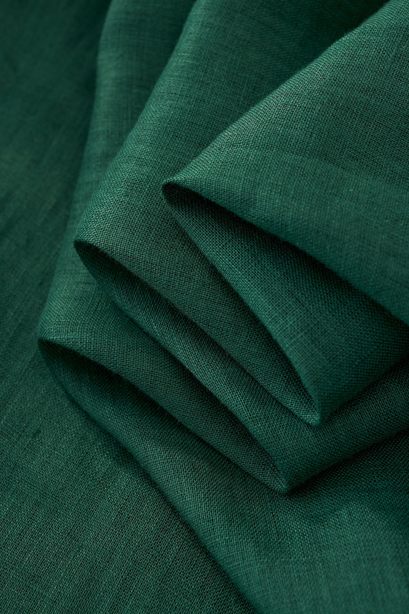Capri Linen Shirt HUNTER GREEN