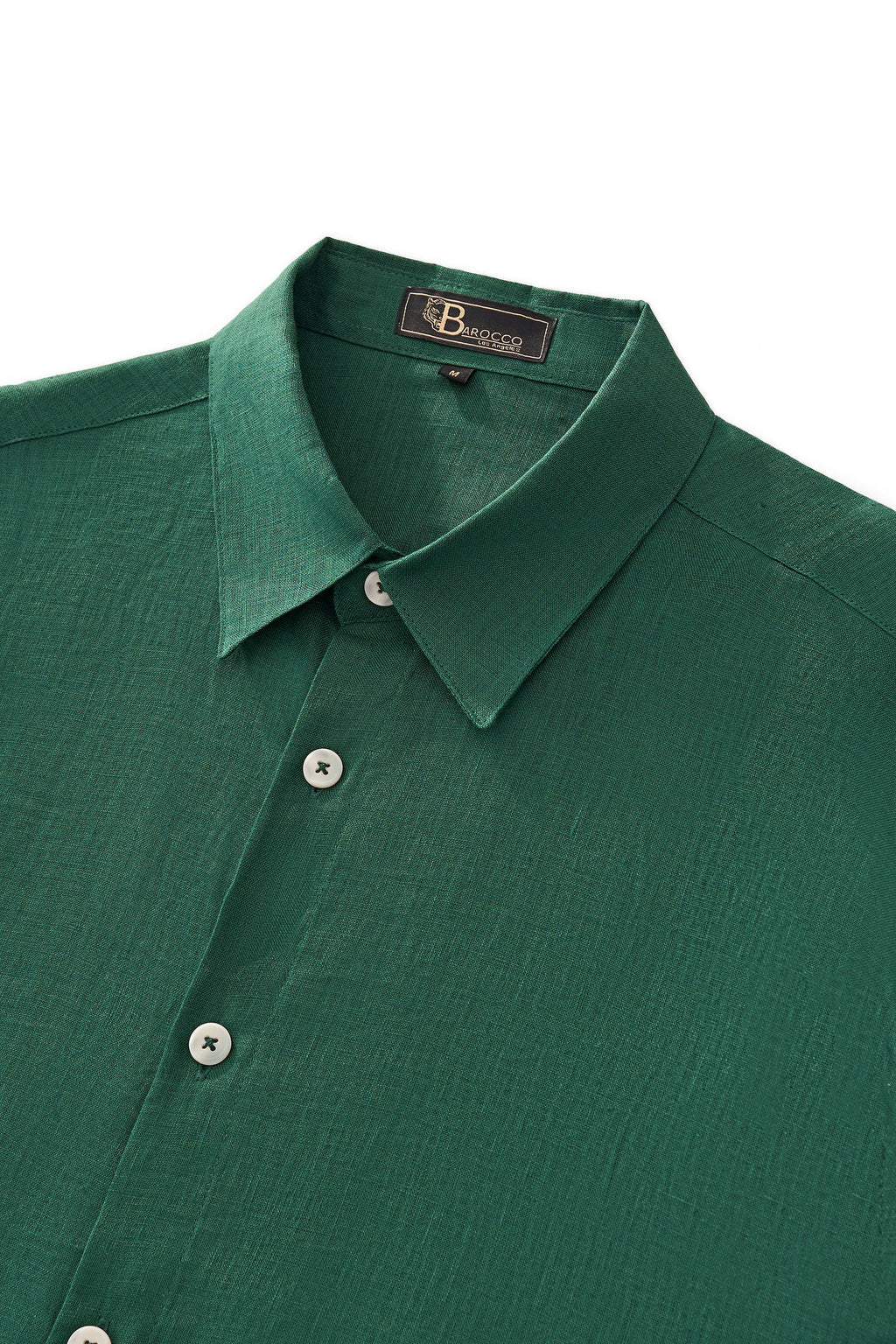 Capri Linen Shirt HUNTER GREEN