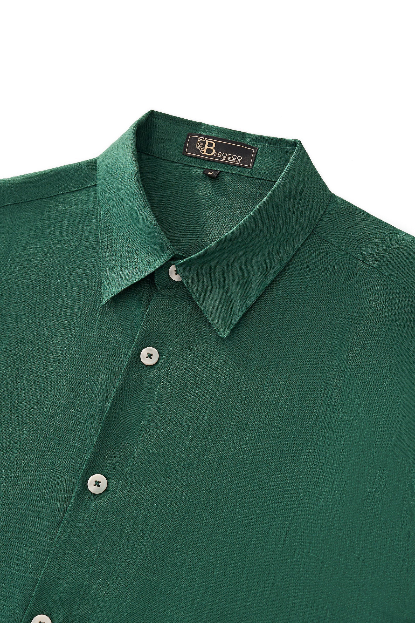 Capri Linen Shirt HUNTER GREEN